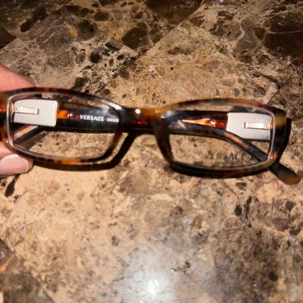 Versace Brown Tortoiseshell Glasses